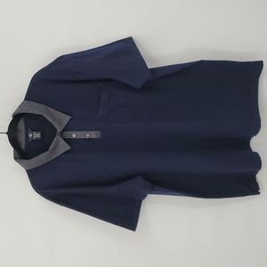 Calvin Klein Shortsleeve Polo Collard Shirt Casual Chest Pocket Size XXL